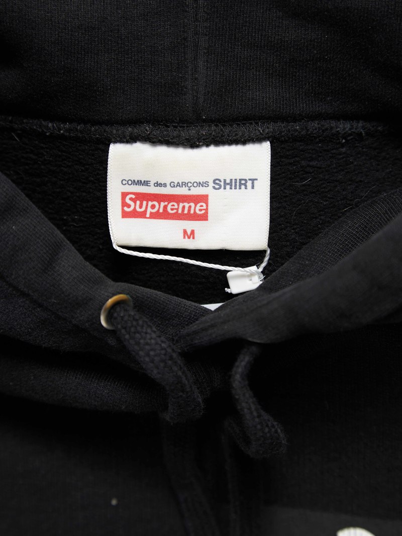 Supreme Comme des Garçons パーカー M ブラック Supreme Comme des Garcons シュプリーム ギャルソン フーディ