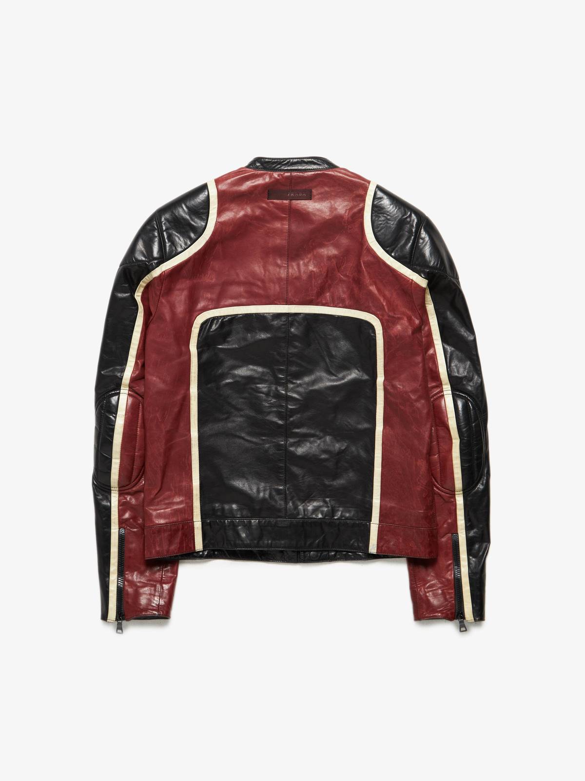 ジャケット・アウター Prada sports leather riders jacket 38 Prada sports leather riders jacket 38