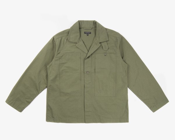 Engineered Garments Fatigue Shirt - Olive Cotton Ripstop | Garmentory