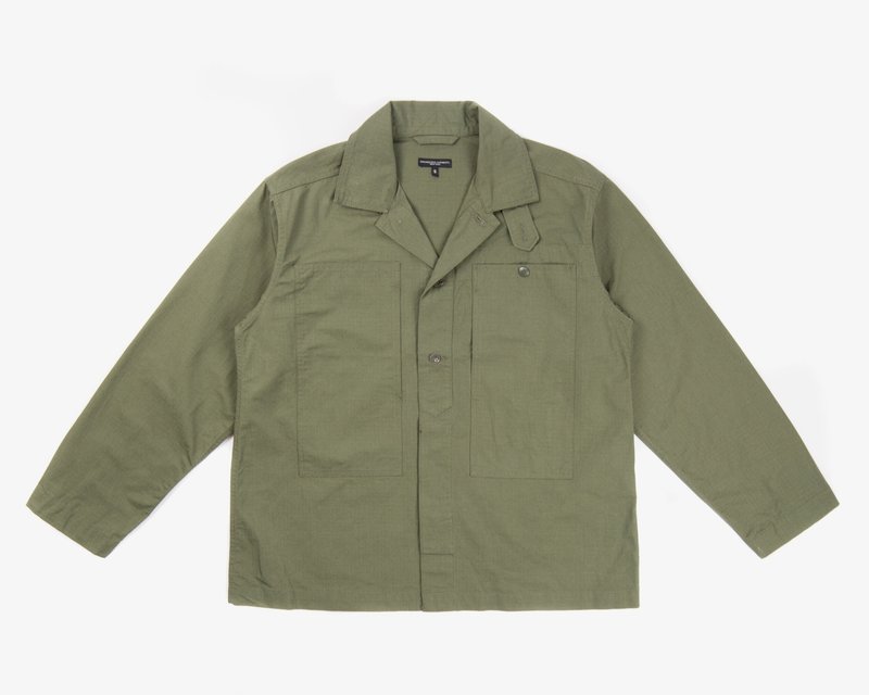 Engineered Garments Fatigue Shirt - Olive Cotton Ripstop | Garmentory