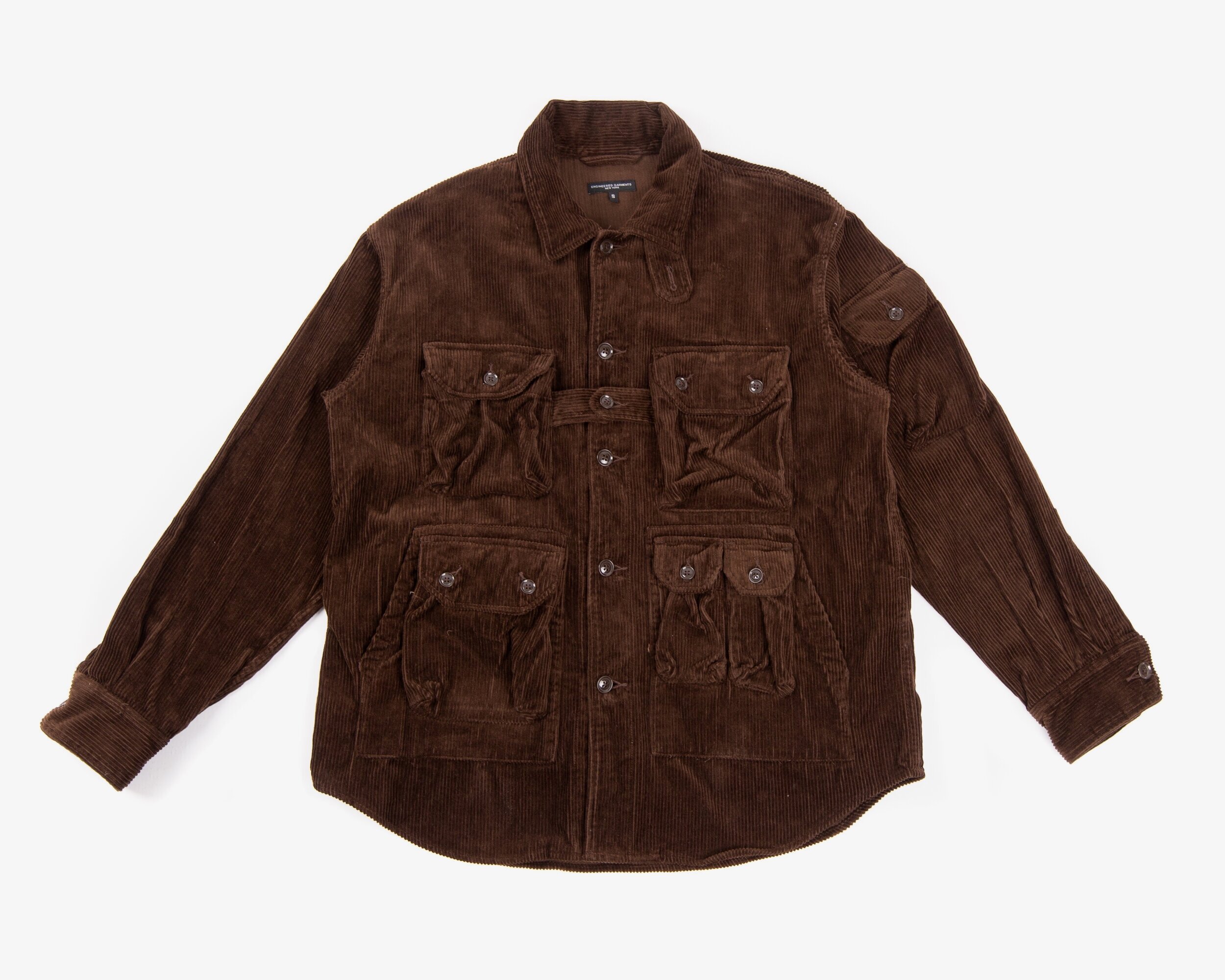 Engineered Garments Explorer Shirt - 8W Brown Corduroy | Garmentory