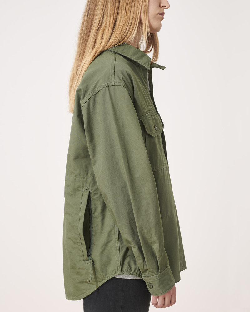 ジャケット・アウター engineered garments M cpo shirt olive MC Shirt Jacket - Olive Heavyweight Cotton Ripstop