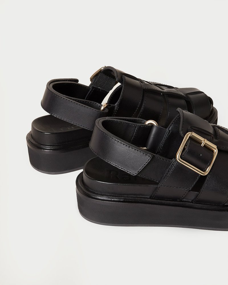 Loeffler Randall Judd Caged Sandal BLACK Garmentory