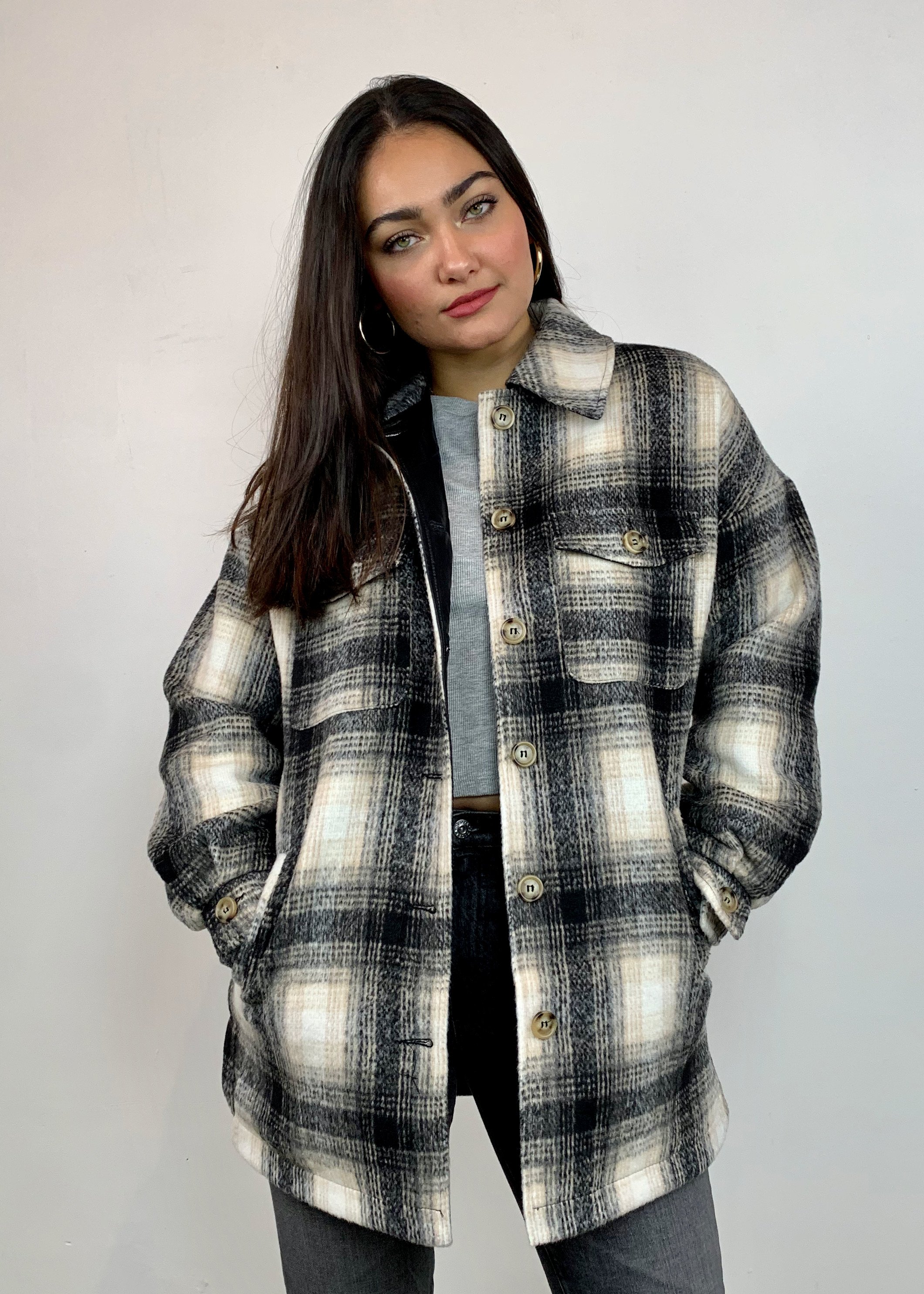 APPARIS Debra Plaid Jacket | Garmentory