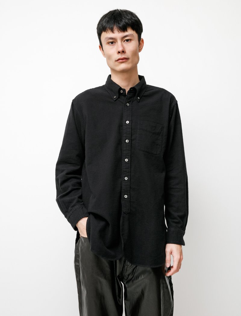 Engineered Garments 19 Century BD Shirt - Black Flannel | Garmentory