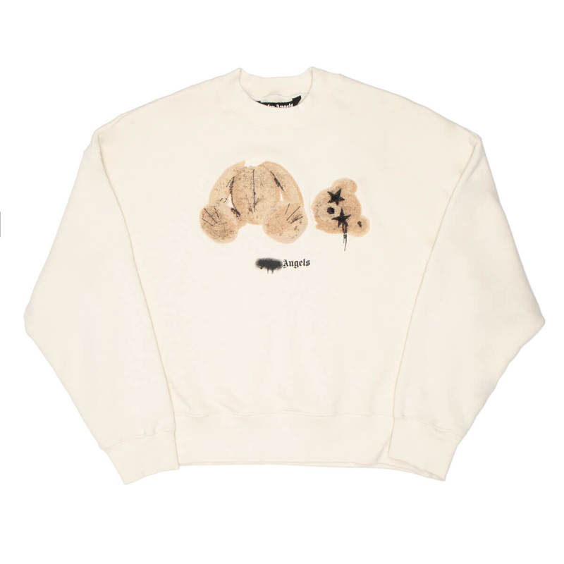 【関税&送料込】Palm Angels Bear Sweatshirt Palm Angels Bear in Mind Crewneck Sweater - Beachim