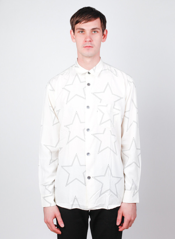 Our Legacy Initial Shirt White Silk Star Our Legacy Initial Shirt White Silk Star