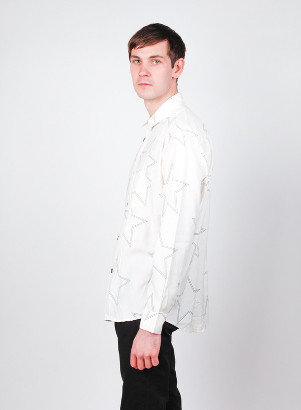 Our Legacy Initial Shirt White Silk Star Our Legacy Initial Shirt White Silk Star