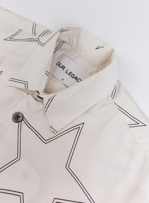 Our Legacy Initial Shirt White Silk Star Our Legacy Initial Shirt White Silk Star