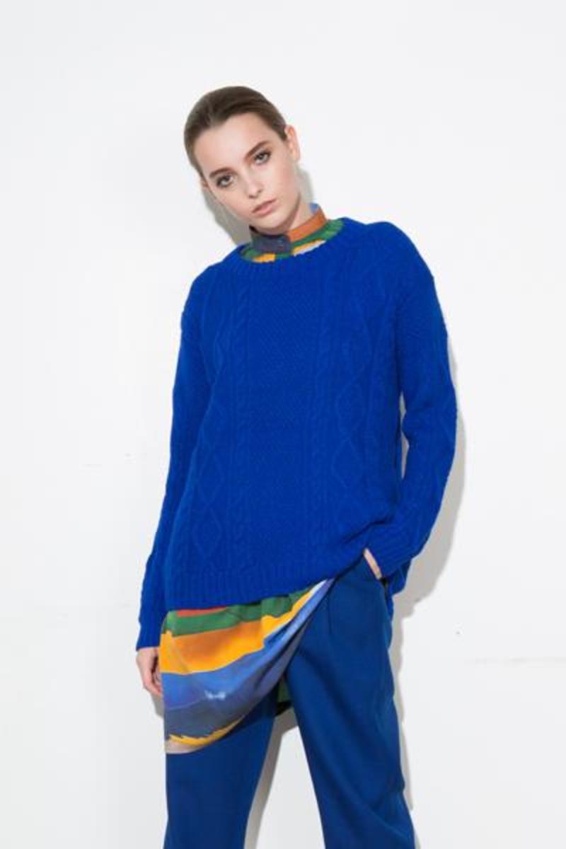 H. Fredriksson Cable Sweater