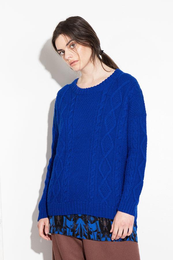H. Fredriksson Cable Sweater