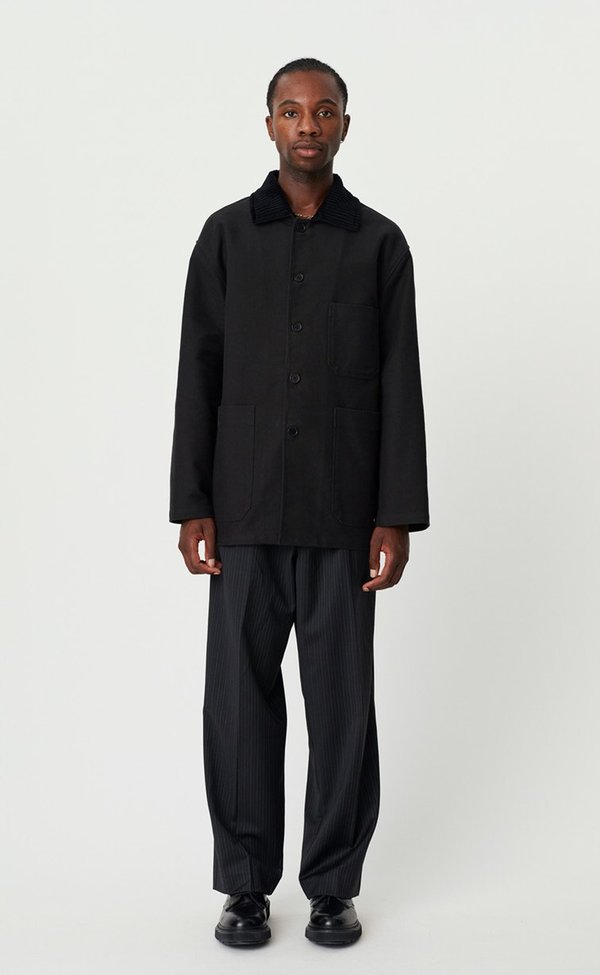 ジャケット・アウター mfpen DECO WORK JACKET mfpen Deco work moleskin jacket - black | Garmentory