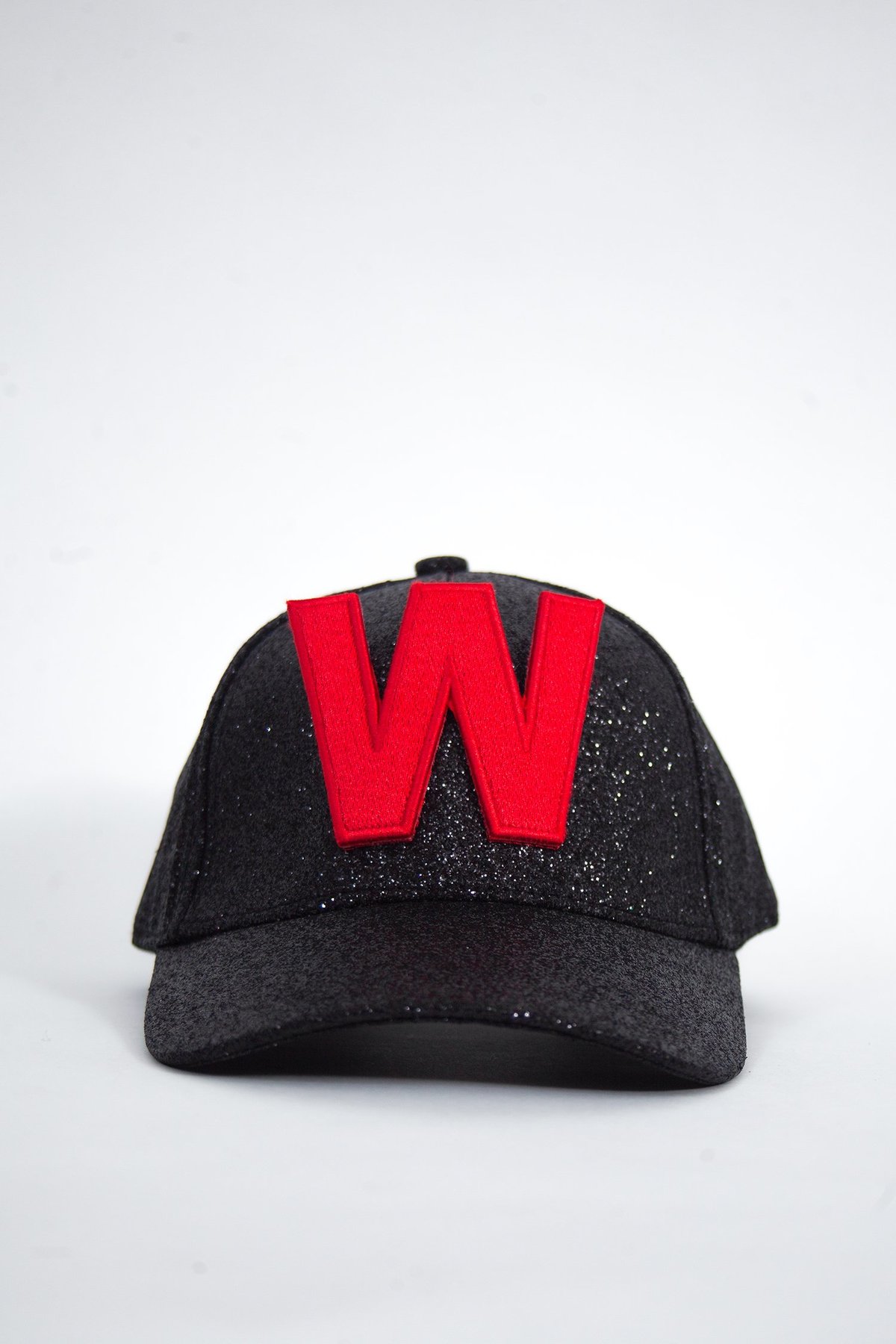 Walter Van Beirendonck W Cap - Glitter Black | Garmentory