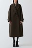 Christian Wijnants Cilian Wool Coat - Rusty Black - Thumbnail 1