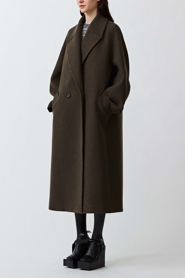 Christian Wijnants Cilian Wool Coat - Rusty Black