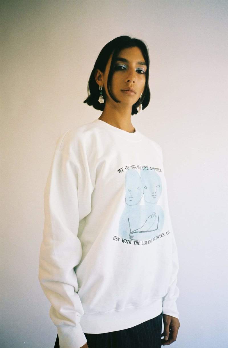 【giugiu】スウェット　DISTANCE giugiu Distance Crew-Neck Sweater