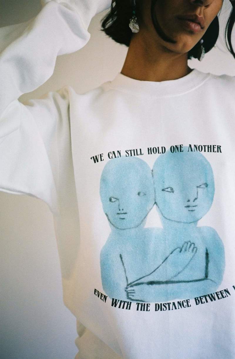 【giugiu】スウェット　DISTANCE GIU GIU Distance Crew-Neck サイズM