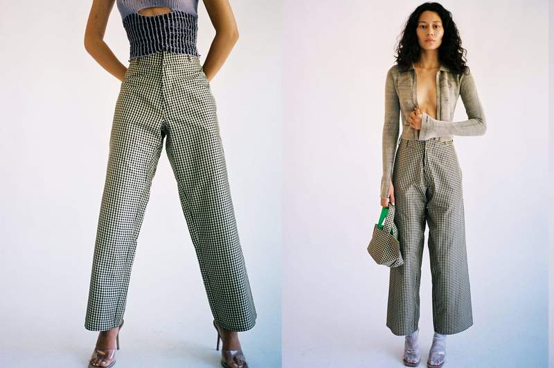 Coming of Age Unisex Pant - Black/Yellow Gingham