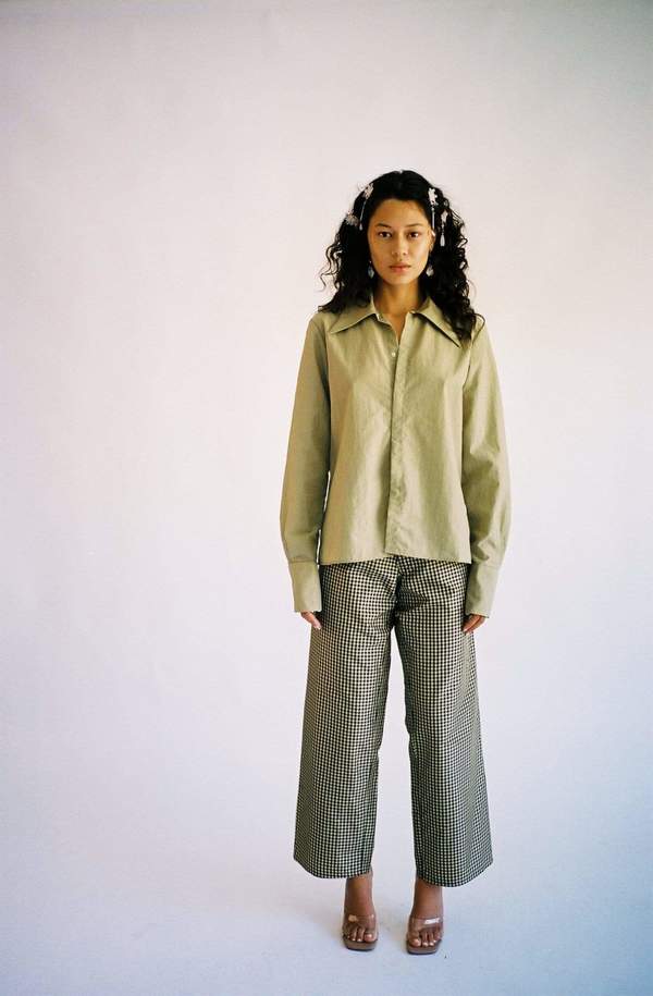 Coming of Age Unisex Pant - Black/Yellow Gingham