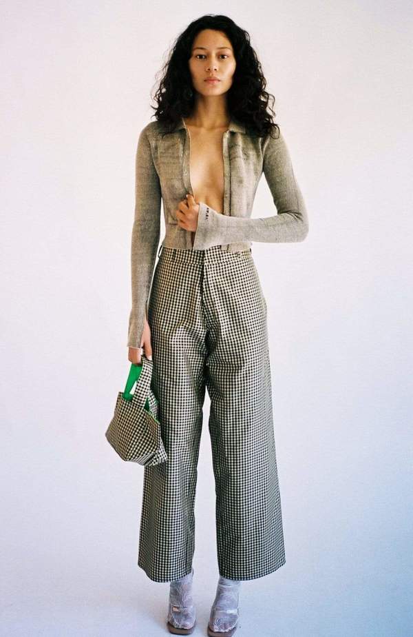 Coming of Age Unisex Pant - Black/Yellow Gingham