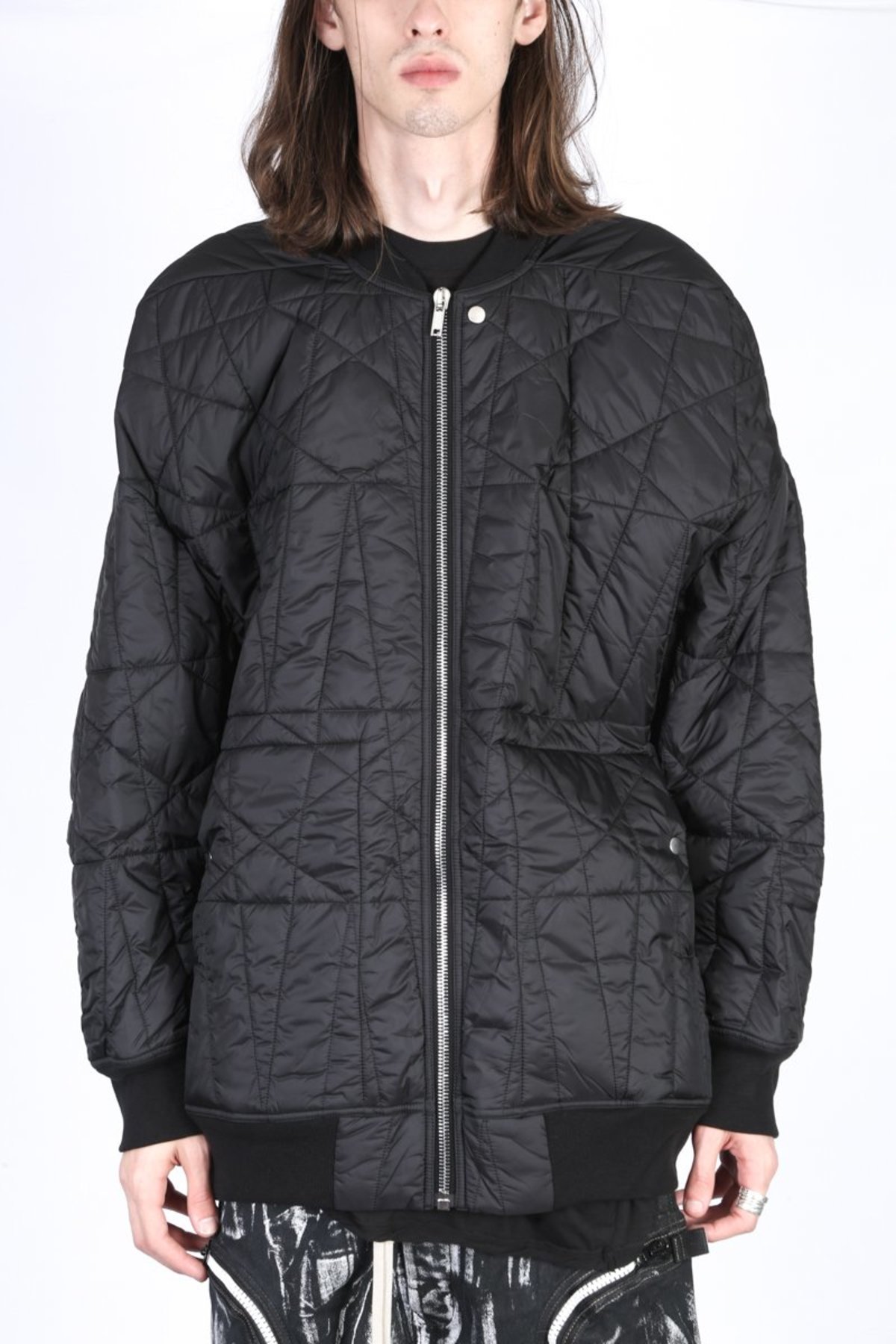 Rick Owens JUMBO FLIGHT JACKET - Black | Garmentory
