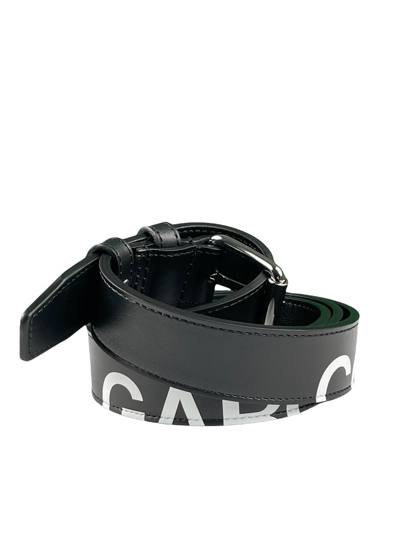 Comme Des Garçons Huge Logo Belt - Black | Garmentory