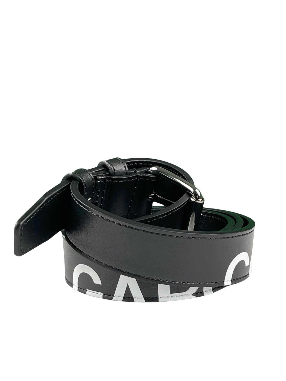 Comme Des Garçons Huge Logo Belt - Black | Garmentory