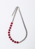 DEPARTMENT Candy Necklace - Silver/Red - Thumbnail 4