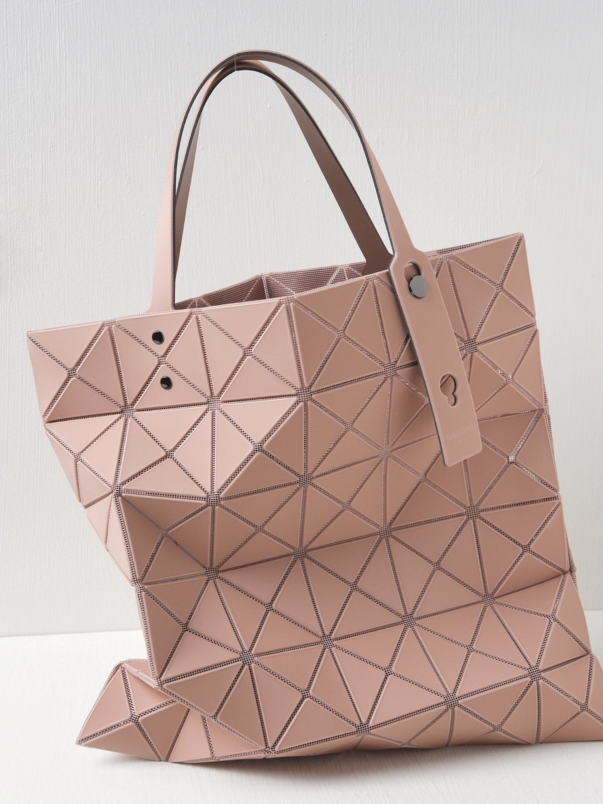 BAO BAO ISSEY MIYAKE LUCENT ONE-TONE BAG- PINK on Garmentory