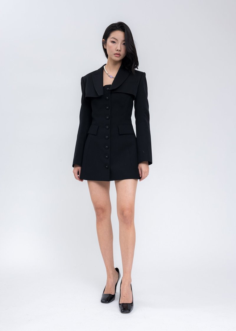 [KIMHEKIM] Monroe Mini Dress /追跡付 Ruched Pearl and Rhinestone Bodycon Mini Dress – Eclipse