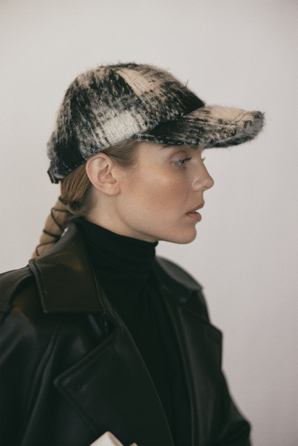 Janessa Leone Kiley ballcap - Plaid | Garmentory display picture 3