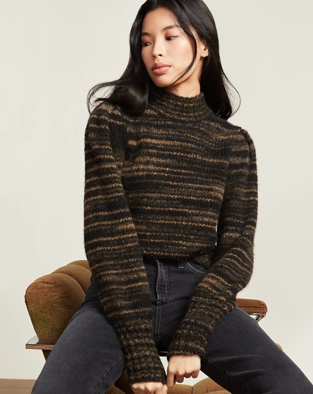 Veronica Beard Alston Striped Sweater 