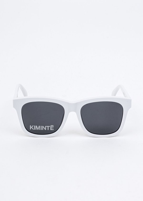 KIMHĒKIM One Logo Sunglasses - White | Garmentory