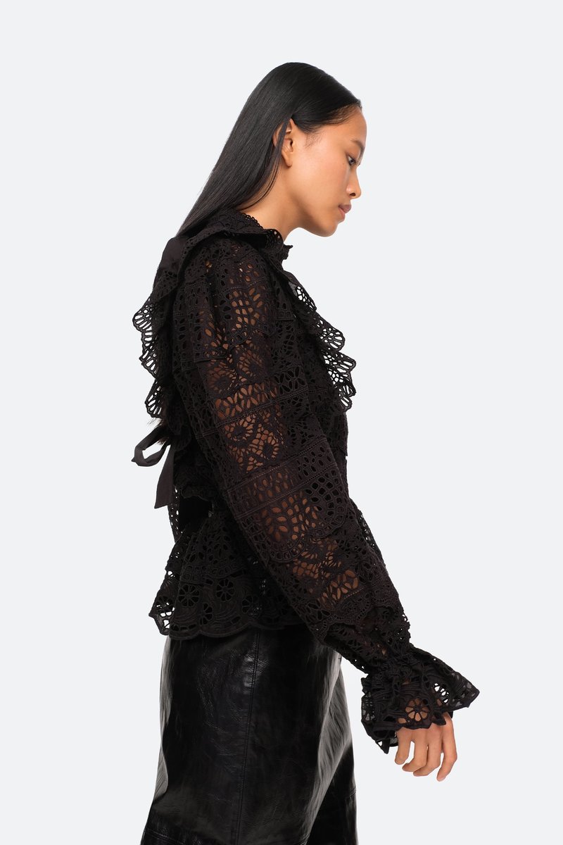 Sea New York - Sea New Yorkシー ニューヨーク＊Patrizia レースブラウス Sea New Yorkシー ニューヨーク＊Patrizia レースブラウス