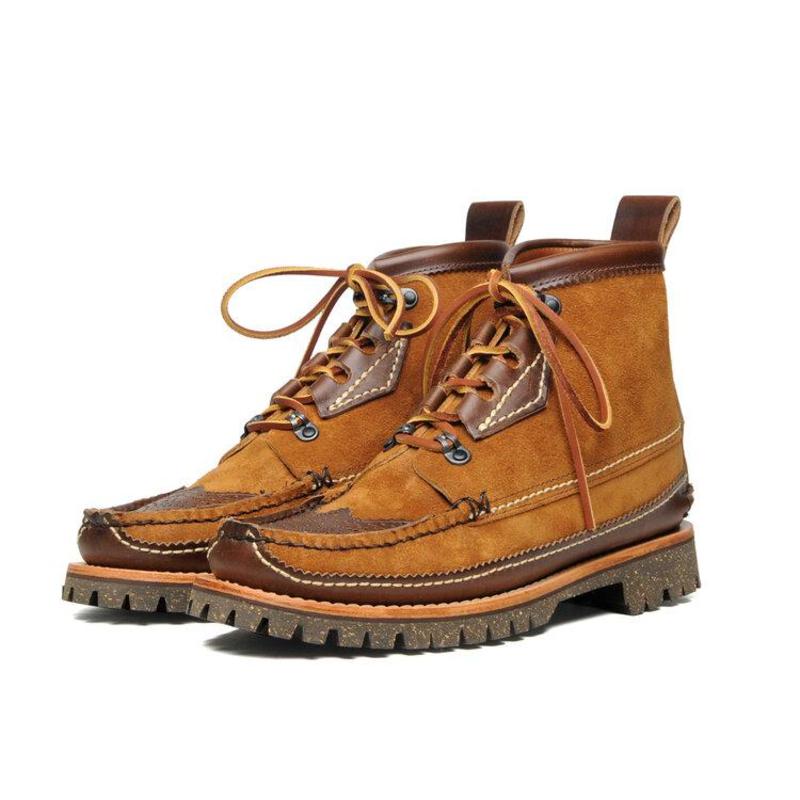 Yuketen Maine Guide Wingtip Quebec DB Boot - FO G Brown x G Brown