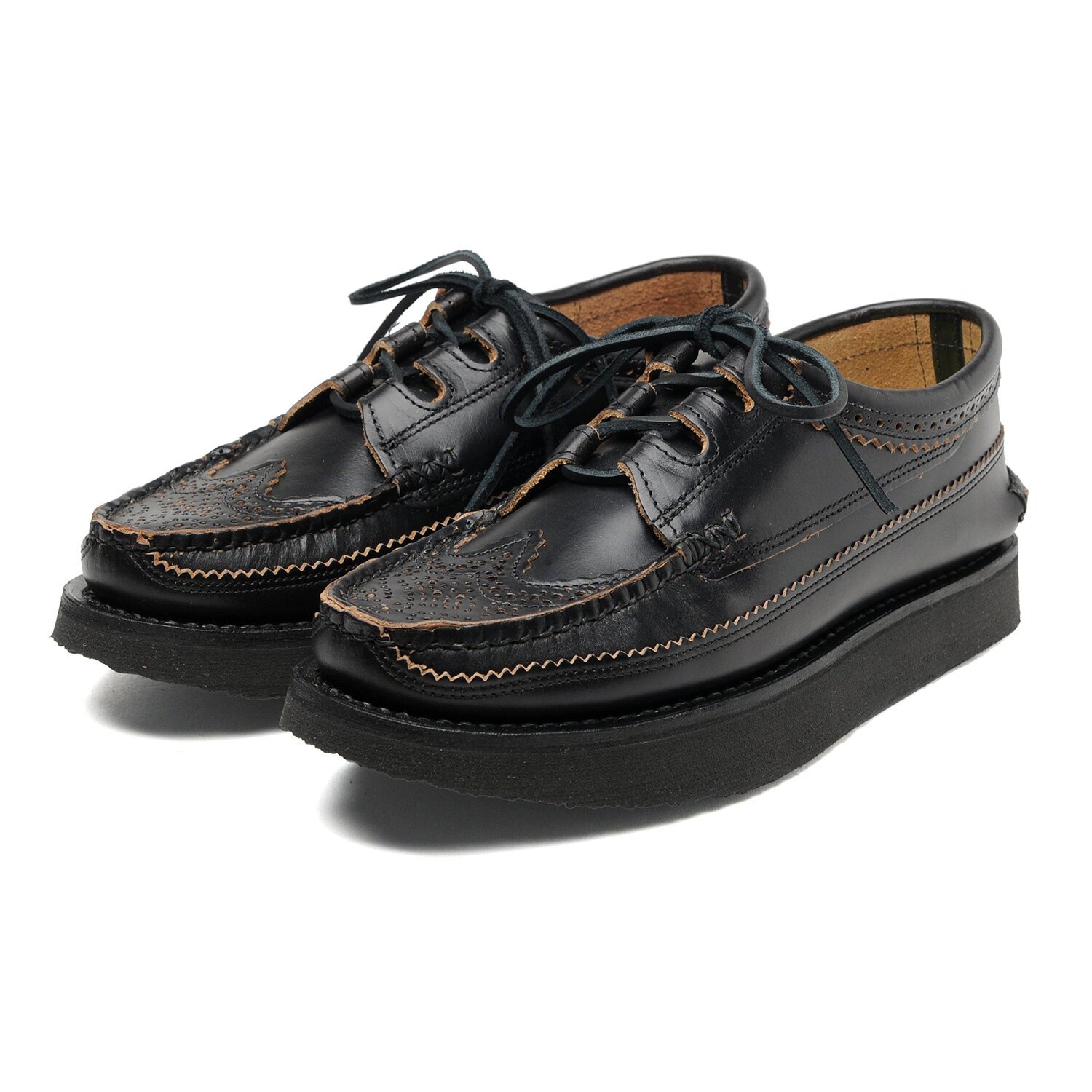 Yuketen Wingtip Ghillie Moc Rocker DB 