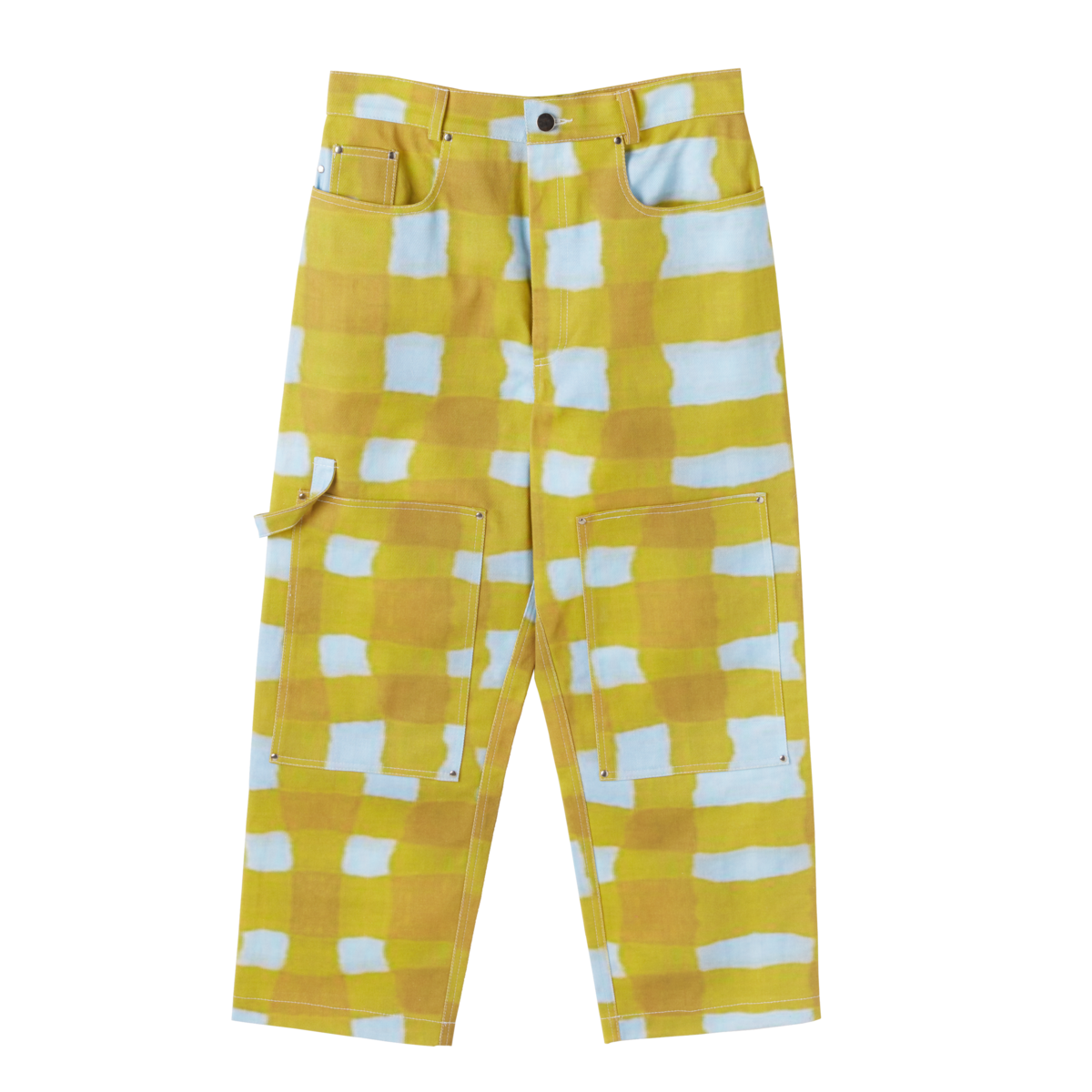 MICHONS MARIGOT GRID CARPENTER JEANS YELLOW Garmentory