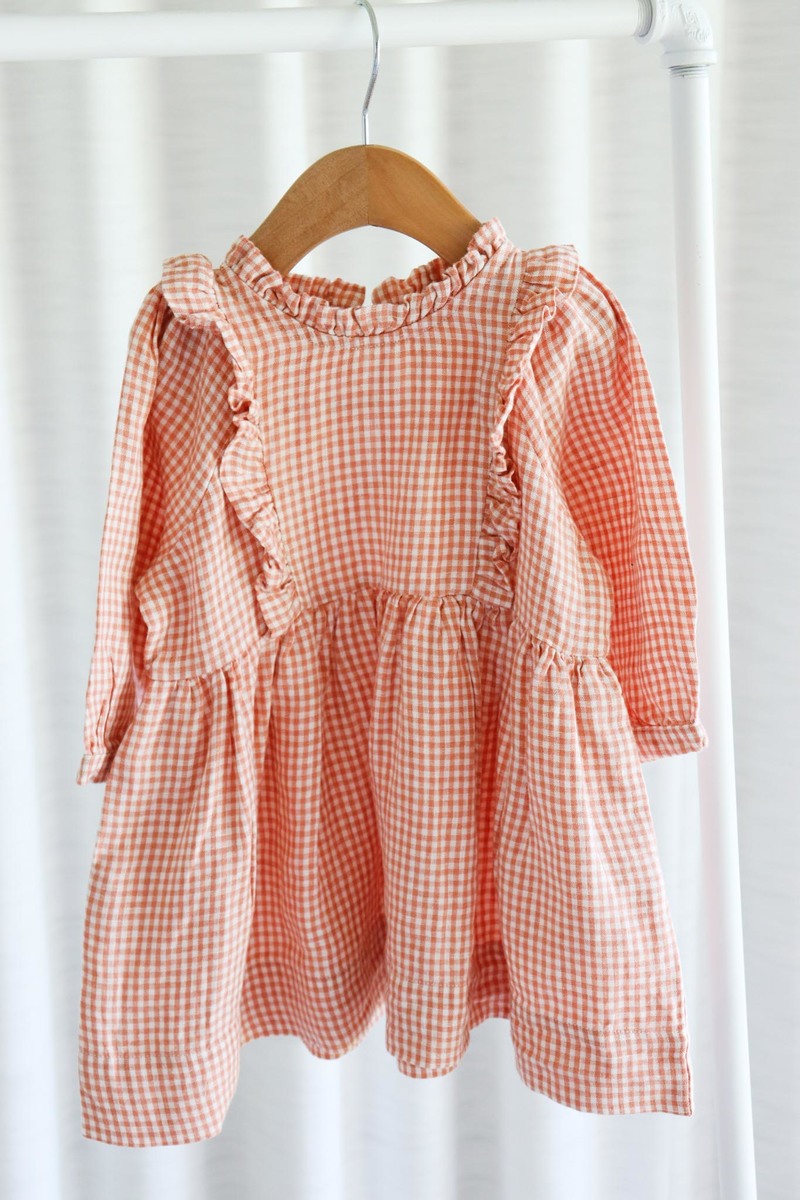 SOOR PLOOM /Pocket Dress CLOUD PIQUE ４y SOOR PLOOM /Pocket Dress CLOUD PIQUE 4y
