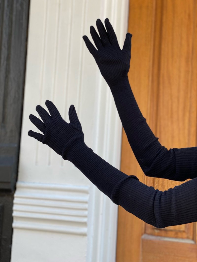 小物 Martin Margiela mohair long gloves Martin Margiela mohair long gloves Maison Margiela Sandstorm four