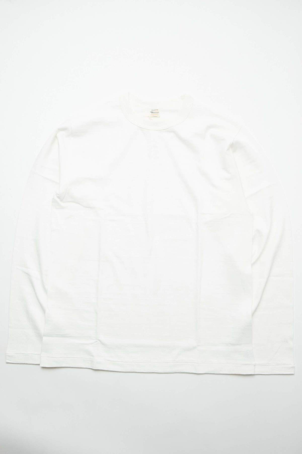 Warehouse & Co. Long Sleeve Crewneck T Shirt - Off White - Image 1 of 7