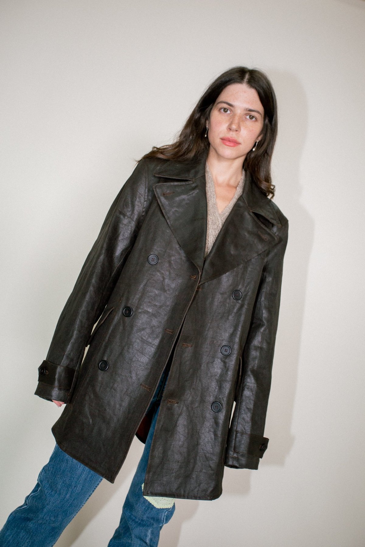 Our Legacy DB Buta Coat - Mud Dyed Cotton | Garmentory