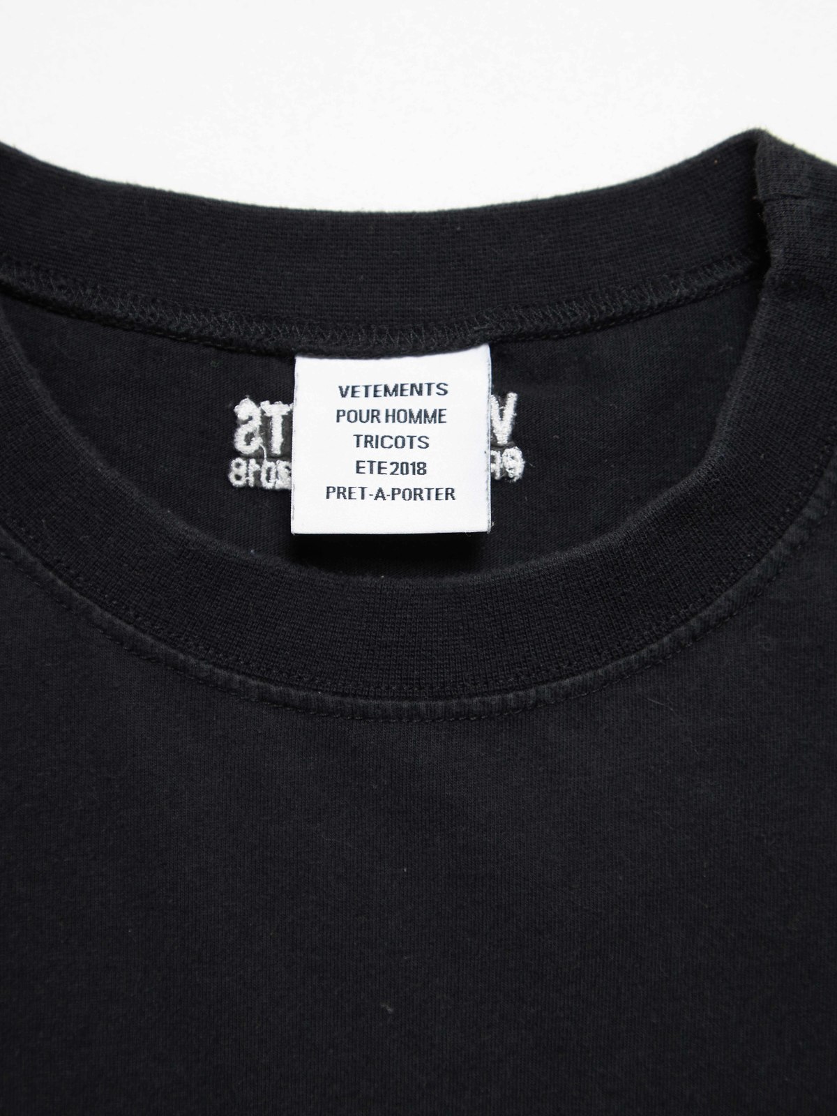 Pre-Loved] Vetements U Genetically Modified T-shirt-Black | Garmentory