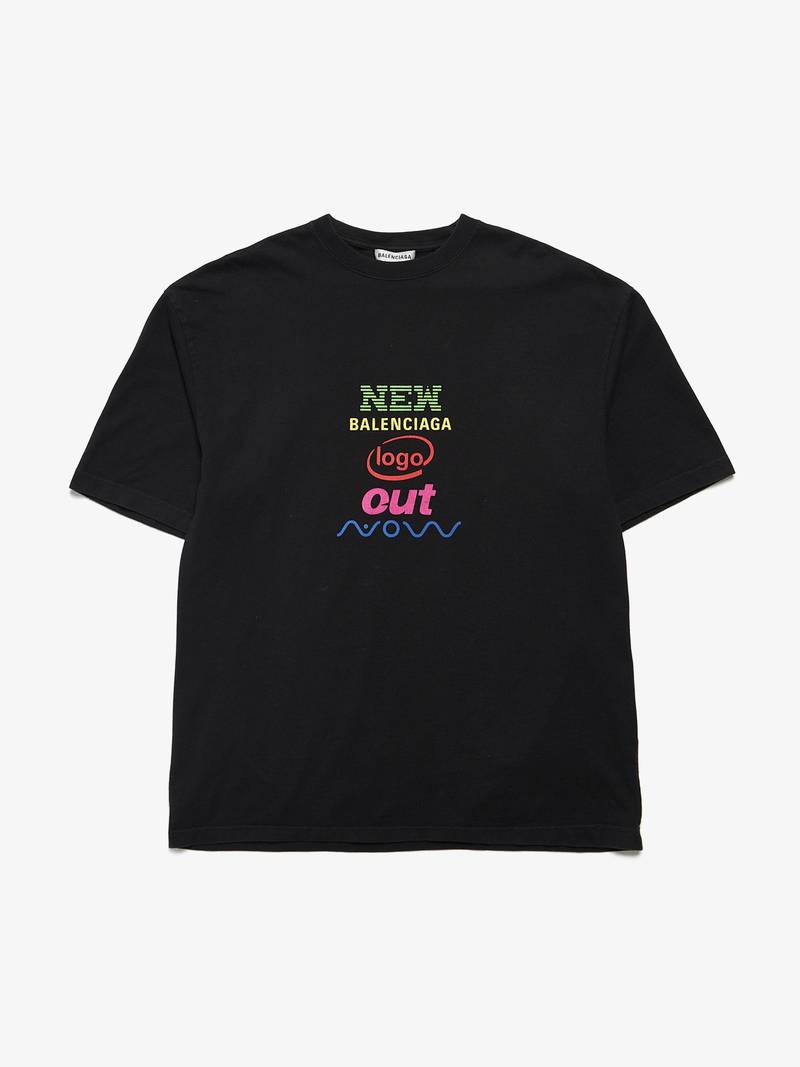 【関税込み】balenciaga Logo print shirt Balenciaga logo-print Shirt | Black | FARFETCH