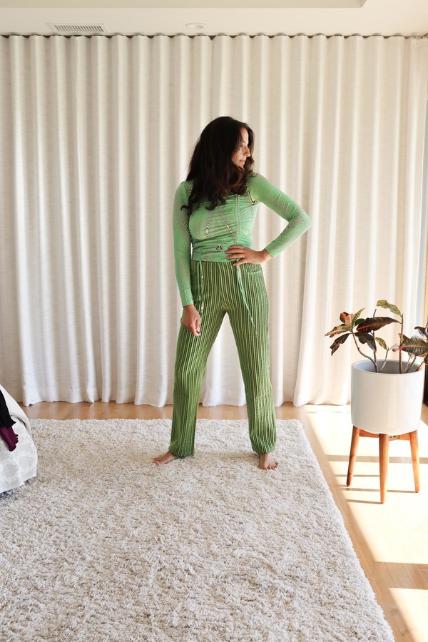 Paloma Wool Nadir Pant - Medium Green | Garmentory