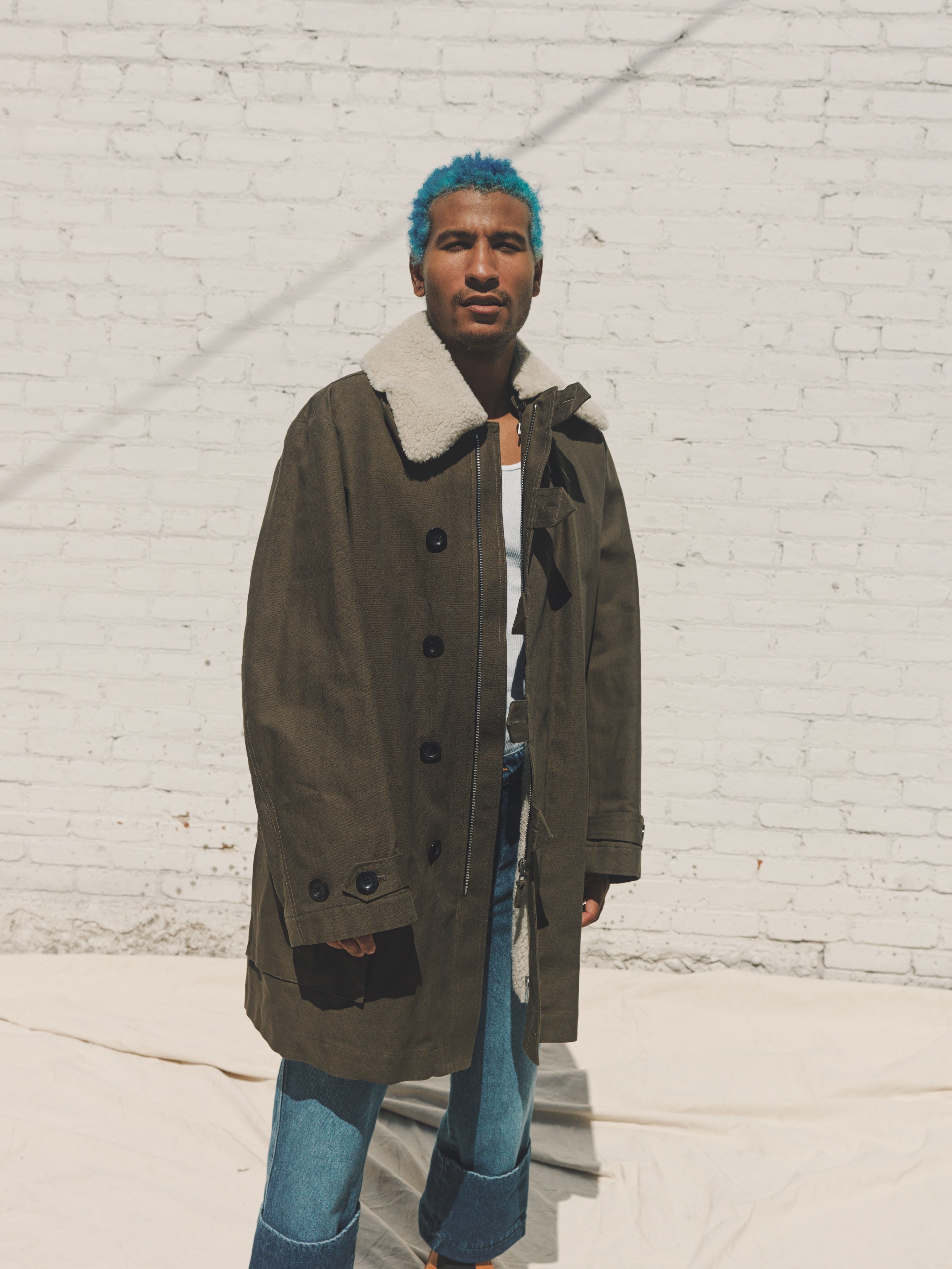 LOEWE Military Parka - Khaki Green | Garmentory