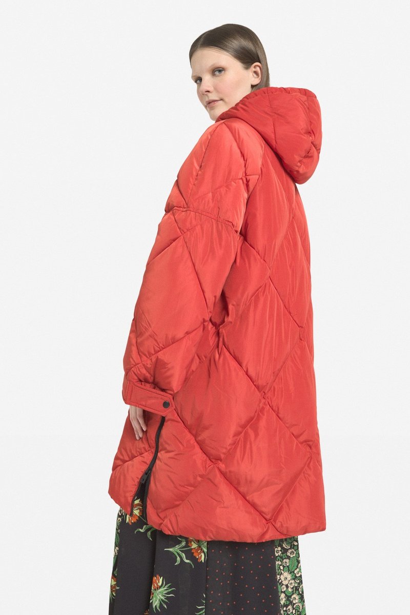 Ottod'ame Quilted Parka - Zucca