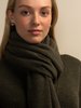 PURECASHMERE NYC Oversized Scarf - Military - Thumbnail 3