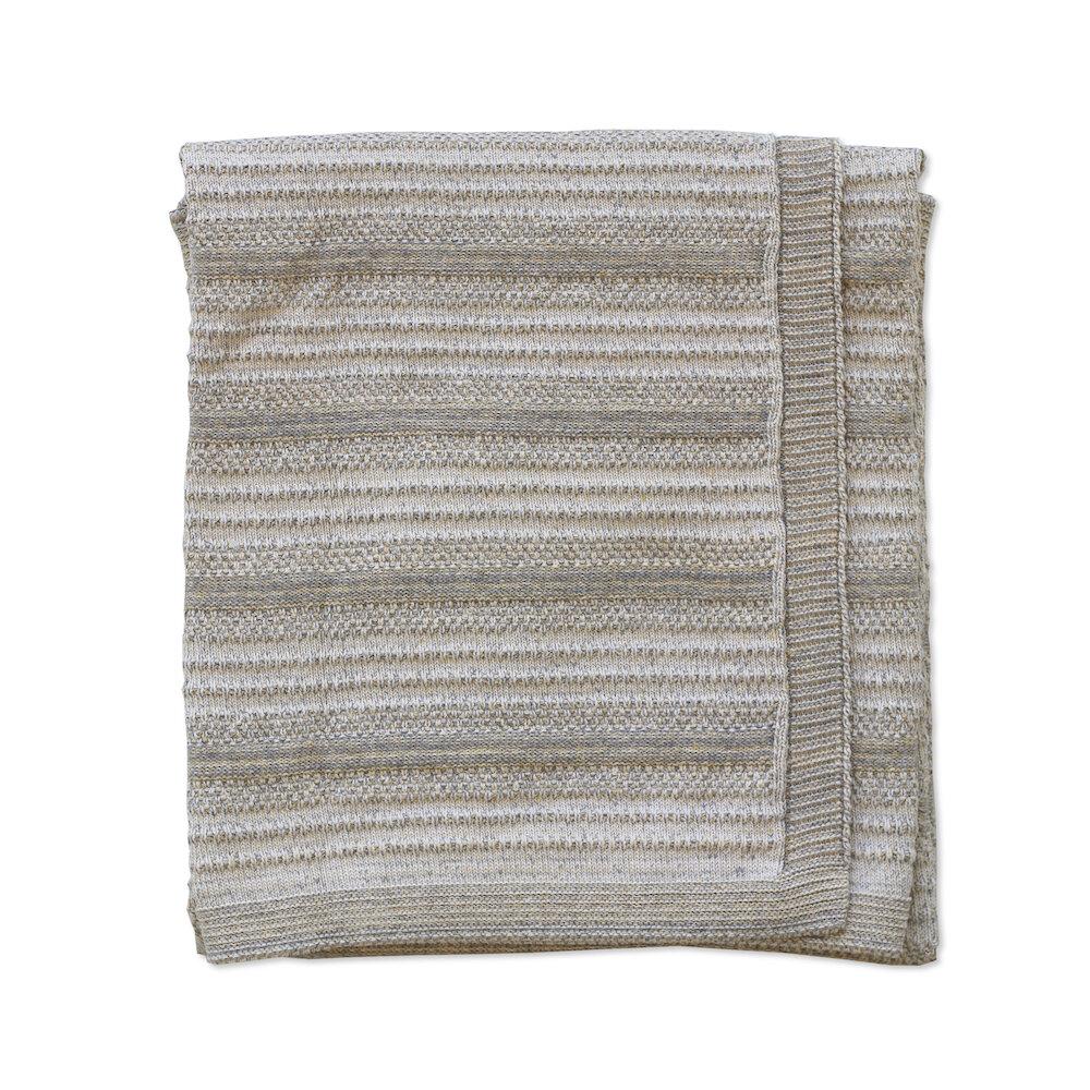 Happy Habitat Throw stripes texture neutral Garmentory