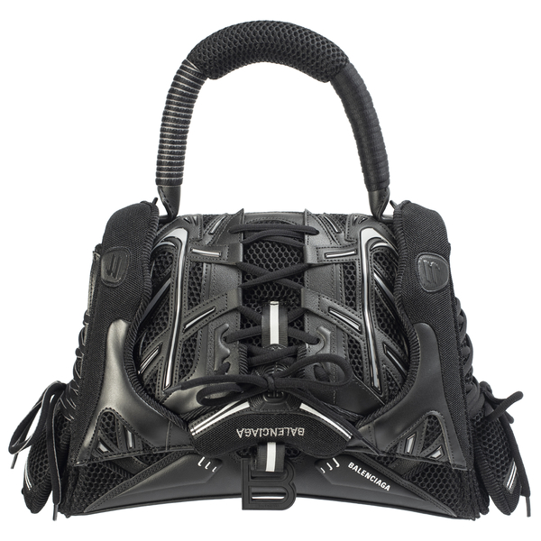 バッグ BALENCIAGA bag SneakerHead Balenciaga Sneakerhead Top Handle Small Black/White in Mesh