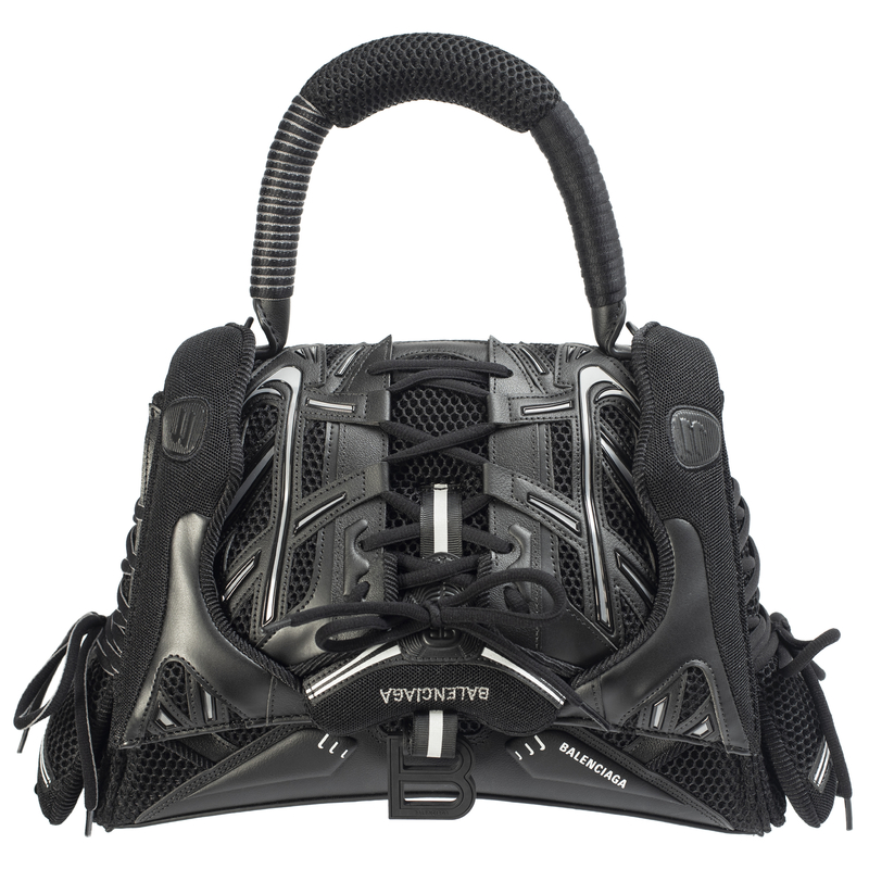 VIP【関税送料無料】希少 BALENCIAGA BLACK LEATHER HANDLE BAG BALENCIAGA Mini Hampton Leather Top Handle Bag Balenciaga